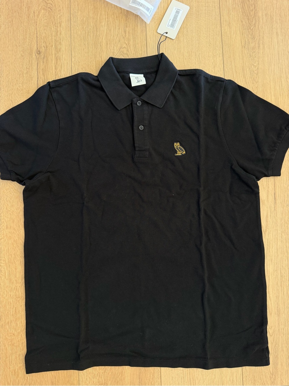 October's Very Own Classic Polo Shirt Black NWT